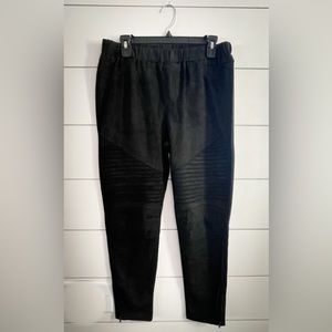 Umgee USA Black Moto Jegging pants size 1XL